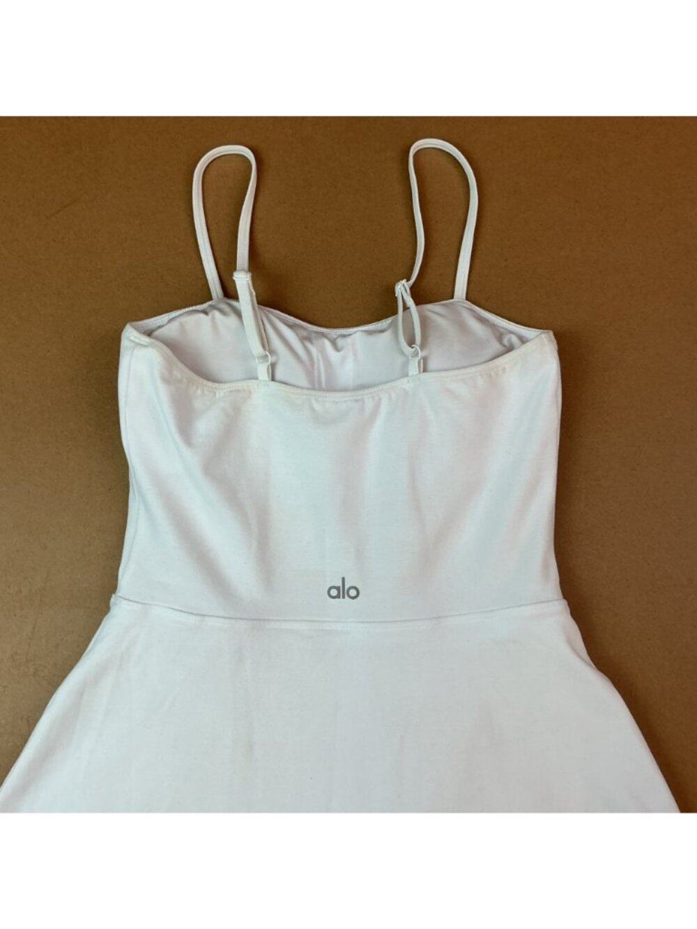 Alo Alosoft Courtside Tennis Dress Womens XS Built-In Shorts Athletic - Picture 3 of 11